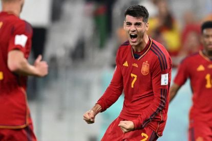 Watch Captain Alvaro Morata Puts Spain Ahead In Georgia Football Espa A