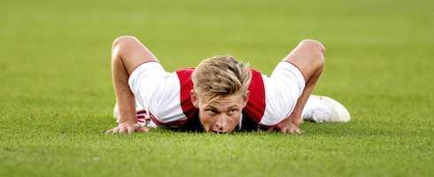 Ajax midfielder Frenkie De Jong