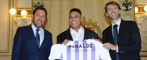 Real Valladolid president Ronaldo Nazario