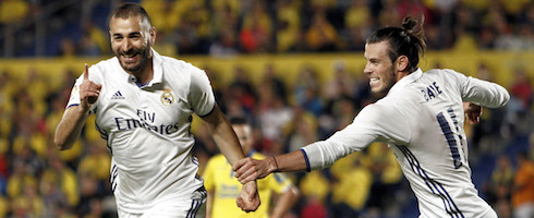 Real Madrid pair Karim Benzema and Gareth Bale