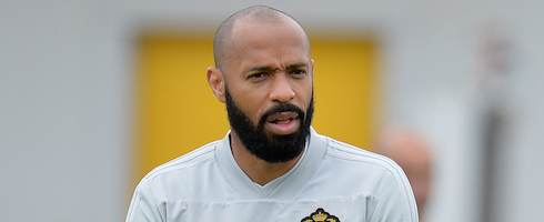 Belgium assistant and ex-Barcelona forward Thierry Henry