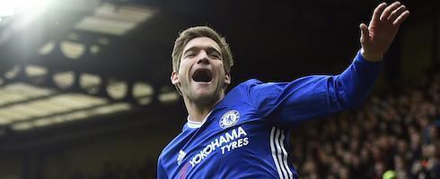 Chelsea defender Marcos Alonso