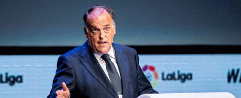 La Liga President Javier Tebas