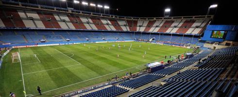 Atletico Madrid's old Vicente Calderon stadium