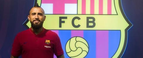 Barcelona midfielder Arturo Vidal