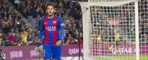 Neymar while at Barcelona