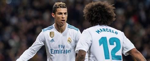 Cristiano Ronaldo and Marcelo at Real Madrid