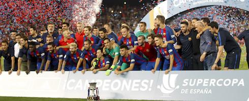 Barcelona Spanish Super Cup winners