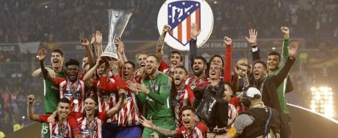 Atletico Madrid lift the Europa League
