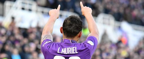 Fiorentina striker Luis Muriel