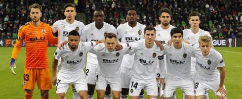 Valencia team line-up