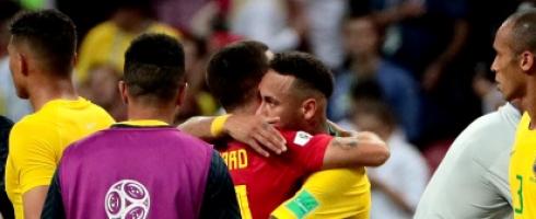 Eden Hazard and Neymar