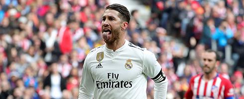 Real Madrid defender Sergio Ramos