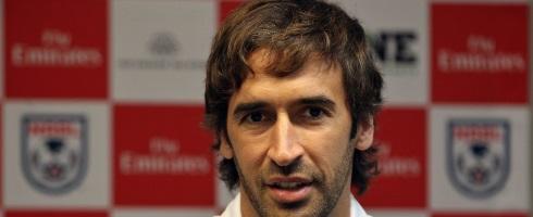 Former Real Madrid striker Raul Gonzalez