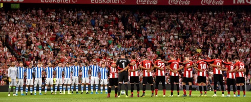 Basque derby between Real Sociedad and Athletic Club