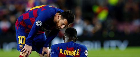 Barcelona forward Ousmane Dembele