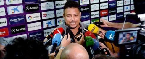 El presidente del Real Valladolid, Ronaldo Nazario