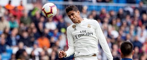 Real Madrid defender Raphael Varane