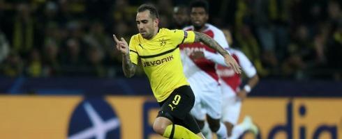 Borussia Dortmund striker Paco Alcacer