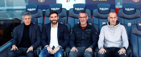 Barcelona coaching team