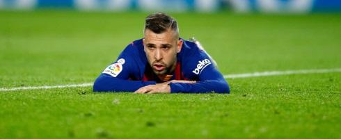 Barcelona defender Jordi Alba