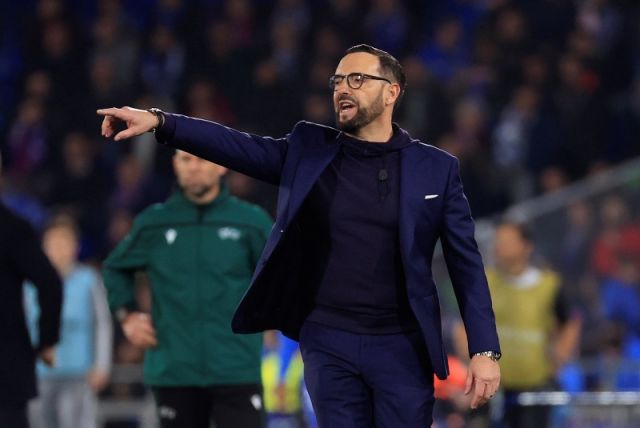 El entrenador del Getafe, José Bordalás.