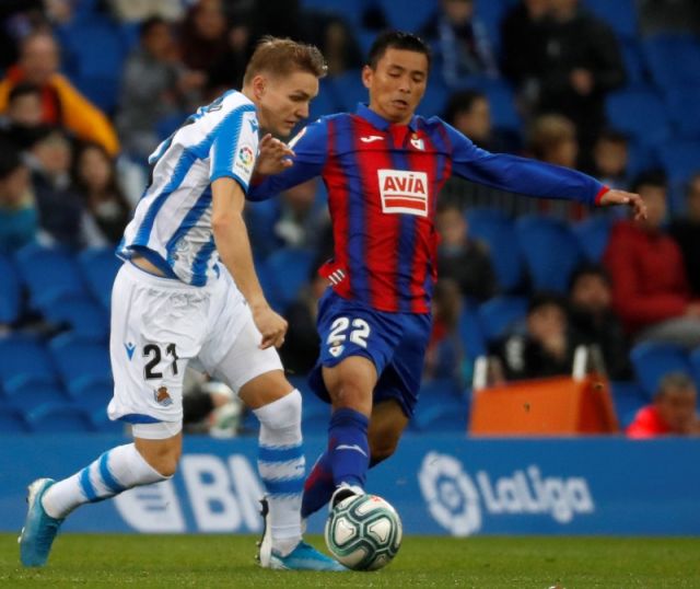 Martin Odegaard at Real Sociedad