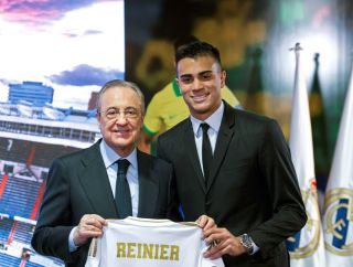 Real Madrid president Florentino Perez ‘excited’ by Reinier Jesus signing