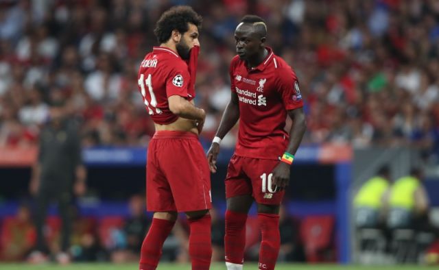Liverpool stars Mo Salah and Sadio Mane