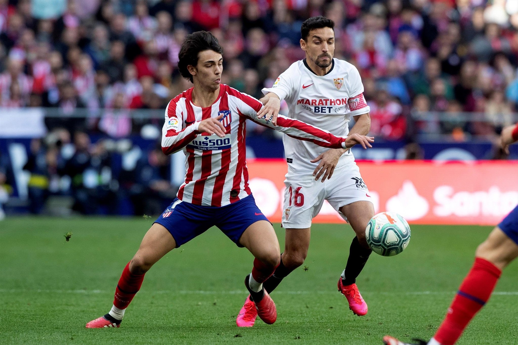 Second half stalemate between Atletico Madrid and Sevilla - Football Espana