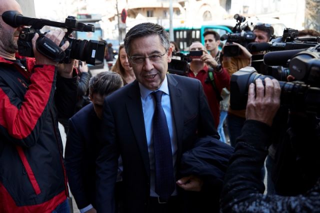 Barcelona president Josep Maria Bartomeu