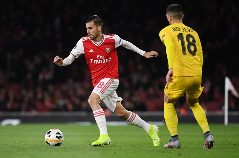 Arsenal midfielder Dani Ceballos