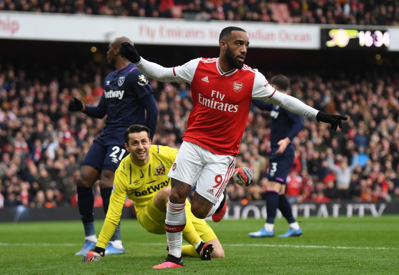 Arsenal striker Alexandre Lacazette