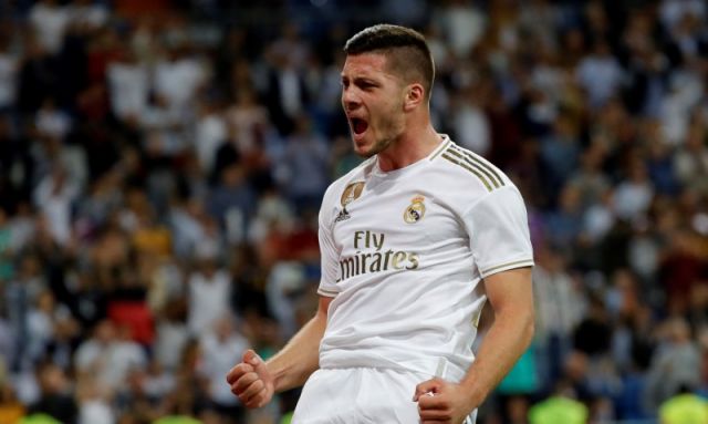 Real Madrid striker Luka Jovic