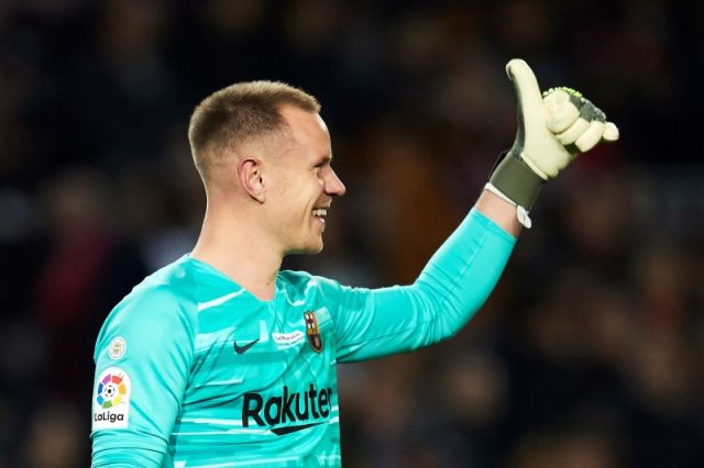 Barcelona goalkeeper Marc-Andre Ter Stegen