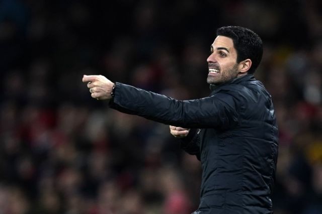 Arsenal manager Mikel Arteta