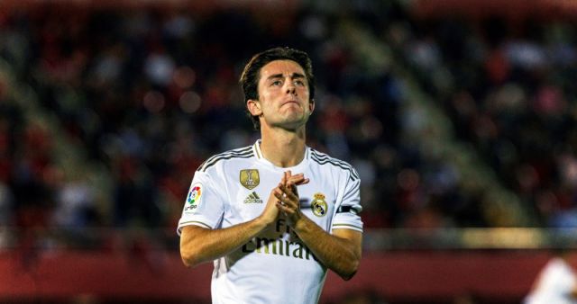 Real Madrid defender Alvaro Odriozola