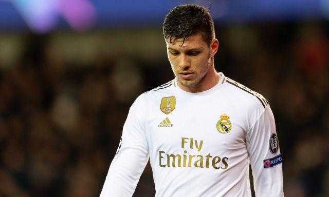 Real Madrid striker Luka Jovic