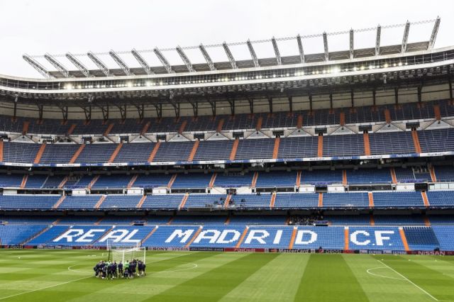 Real Madrid's Santiago Bernabeu stadium