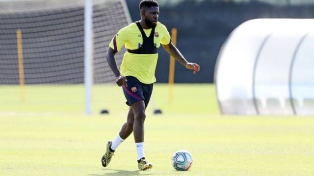 Barcelona defender Samuel Umtiti