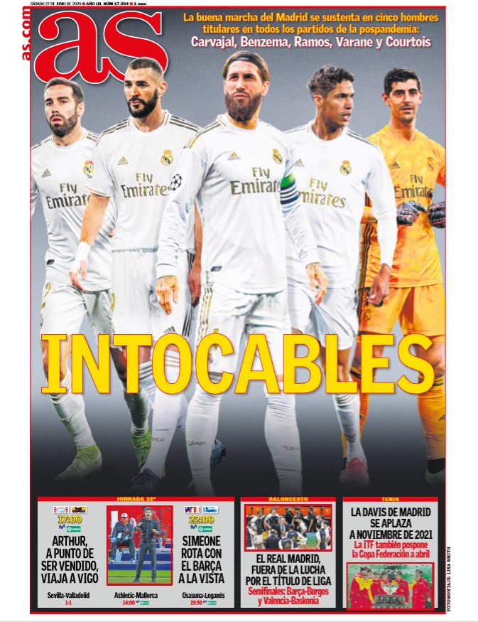 Today's Spanish Papers: Real Madrid's untouchables, Zidane ...