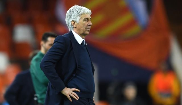 Atalanta manager Gian Piero Gasperini