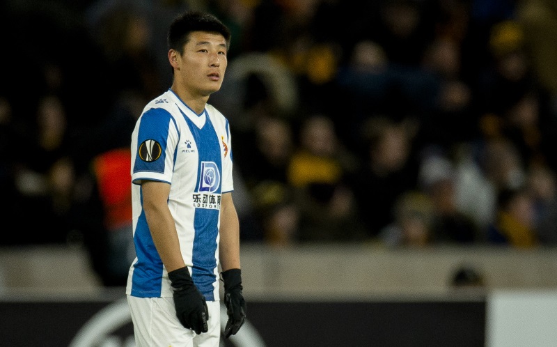 Espanyol striker Wu Lei