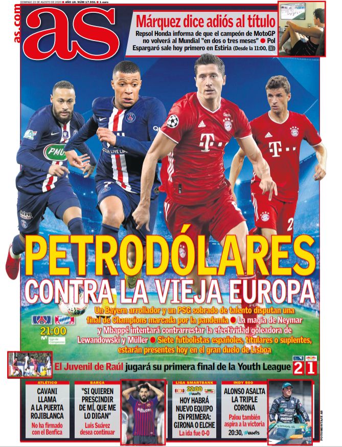 Today S Spanish Papers Champions League Final Preview Real Madrid Reach Uefa Youth League Final And Koeman Wants Lautaro Martinez Football Espana