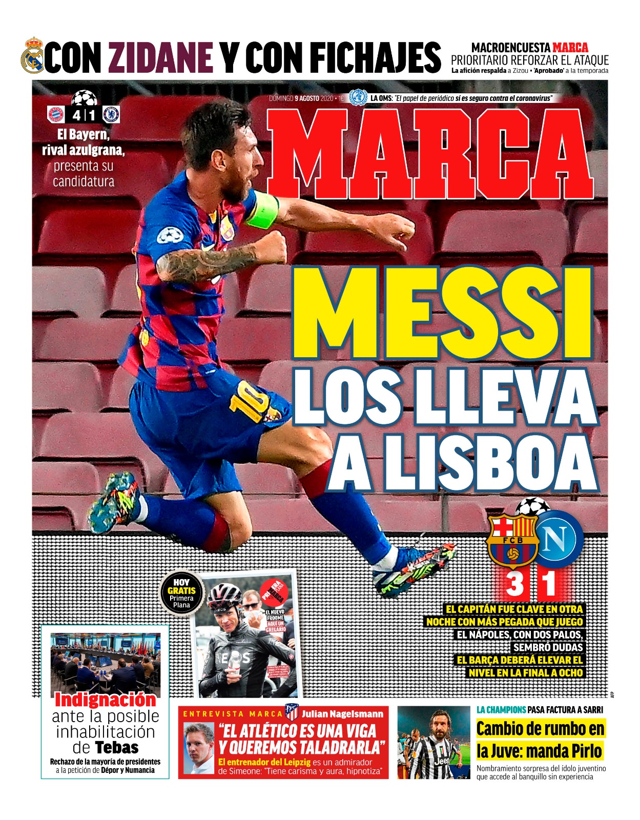 Today's Spanish Papers: Lionel Messi inspires Barcelona ...