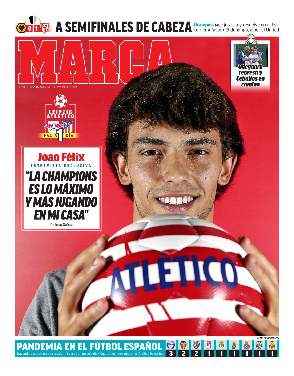 Today's Spanish Papers: Joao Felix ready for Champions ...