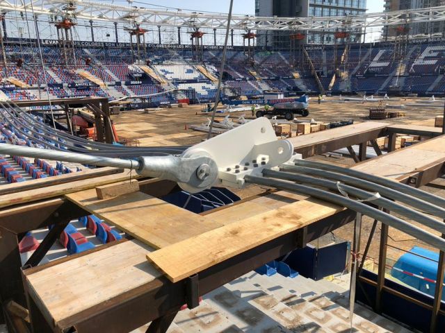 Villarreal Madrid football match in the stadium