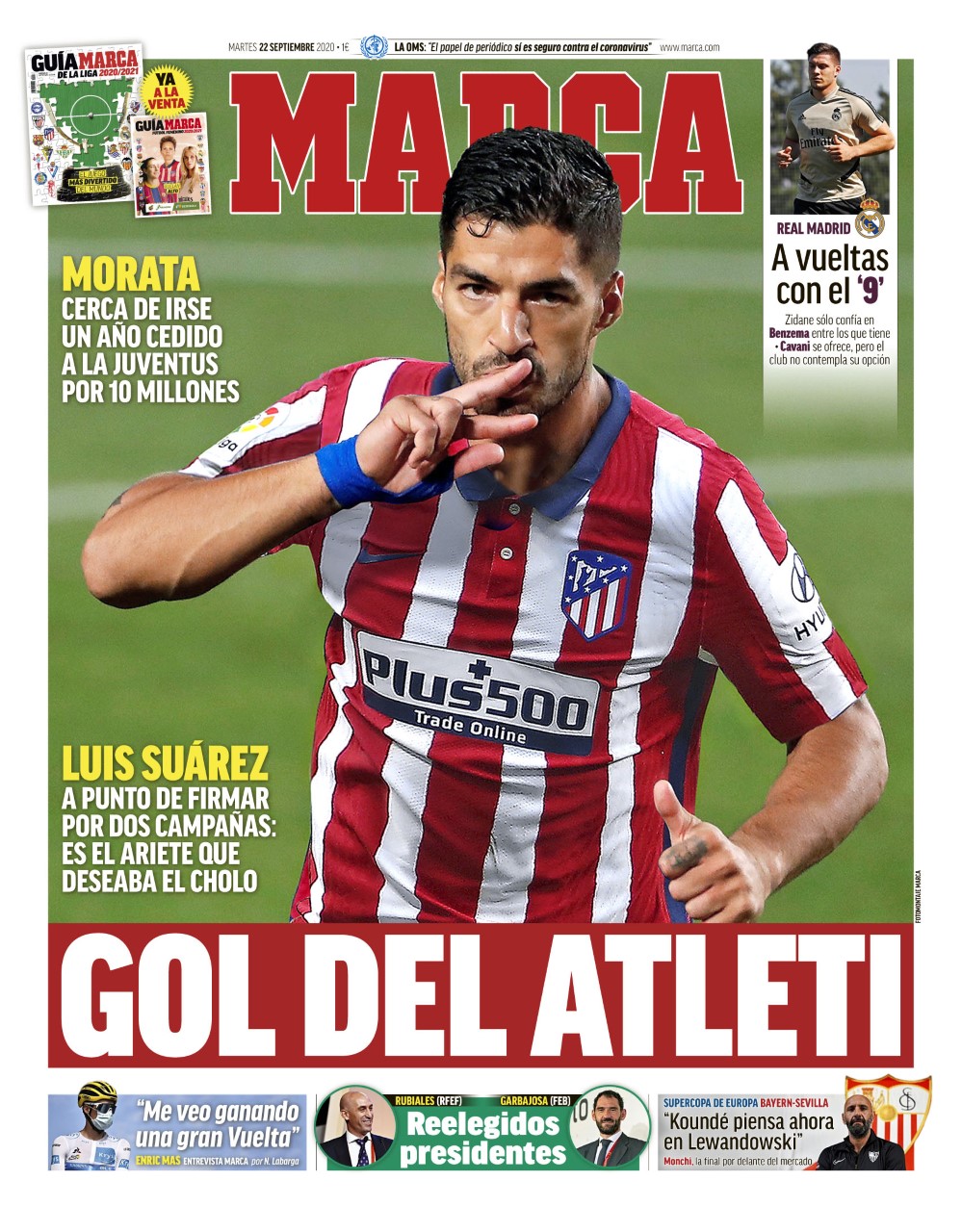 Today's Spanish Papers: Luis Suarez's move to Atletico Madrid dominates the headlines - Football Espana