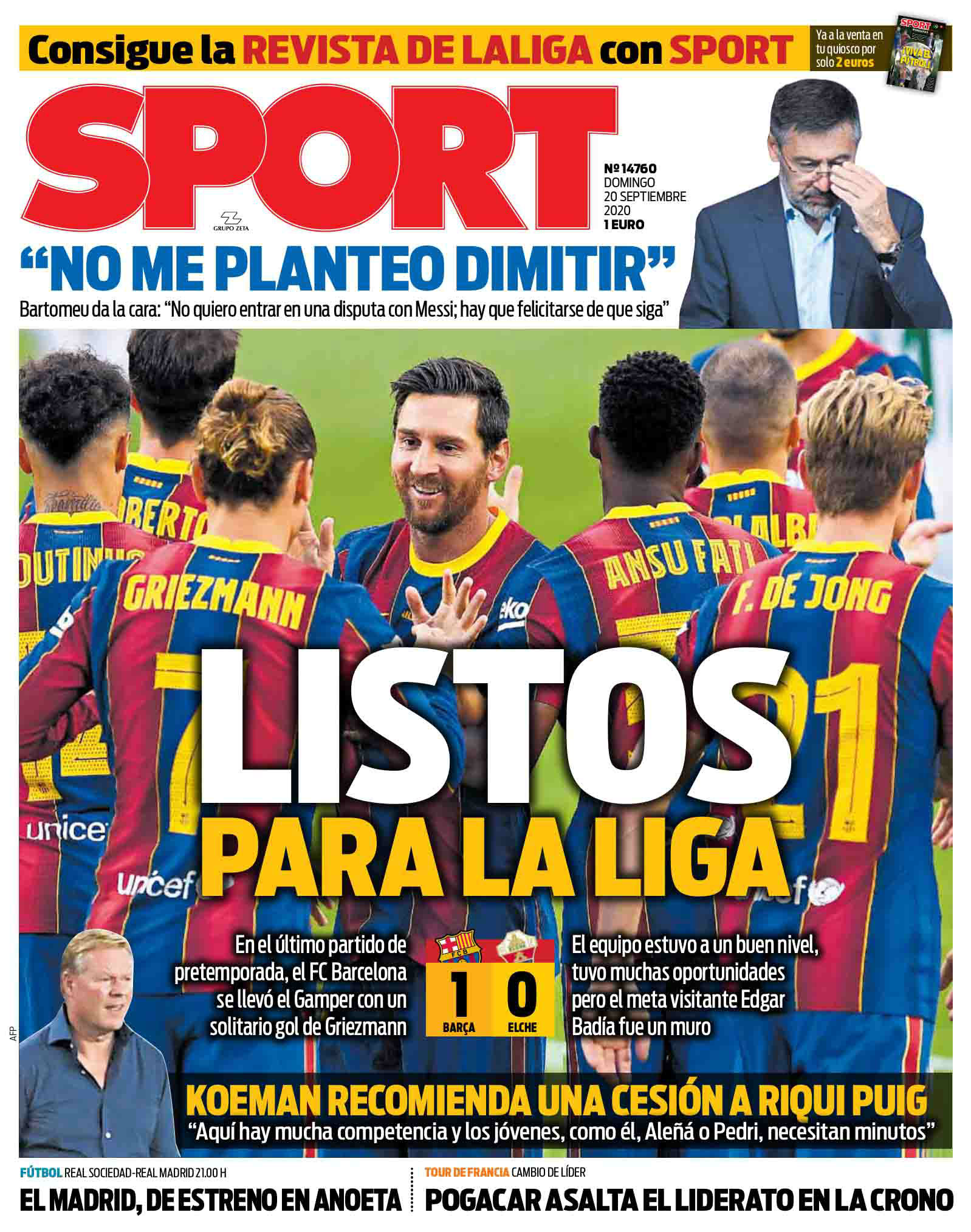 Today's Spanish Papers: Barcelona win the Joan Gamper ...