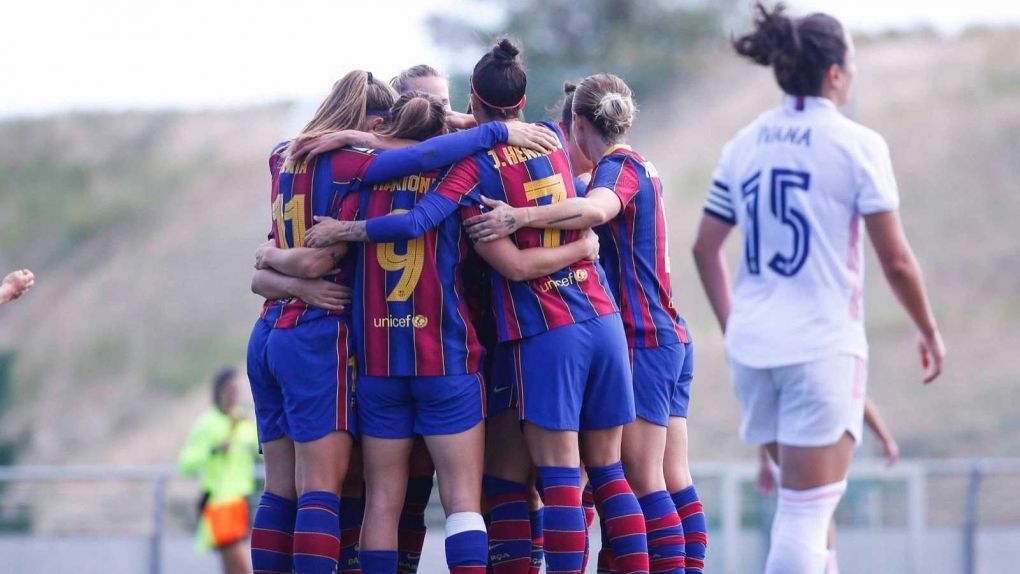 Barcelona Real Madrid women;s teams